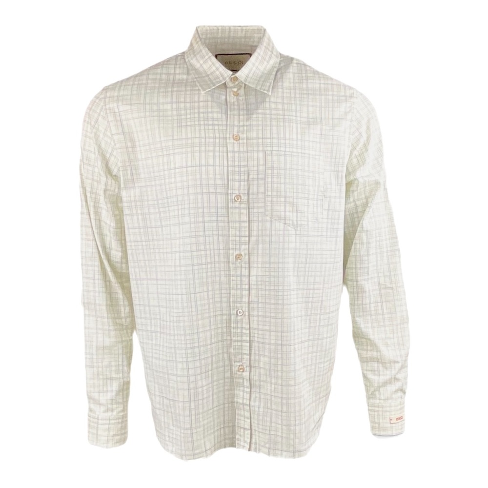 GUCCI Check Oxford Cotton Shirt